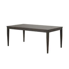 Modern Dining Table Dark Walnut Rubber wood 1pc Table Dining Room Furniture