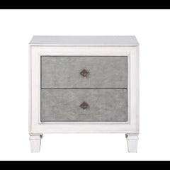 Sanctuary Rustic Gray & Weathered White Finish Night Stand