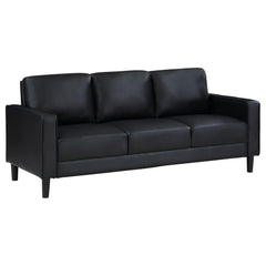 Hestia Black Track Arm Sofa
