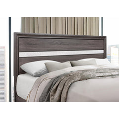 TALE SPARKLE GREY QUEEN BED