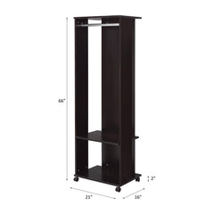 Millennium Espresso Finish Hall Tree