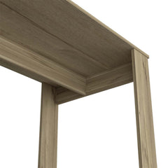 Computer Desk Albion with Ample Worksurface and Legs, Light Oak Finish