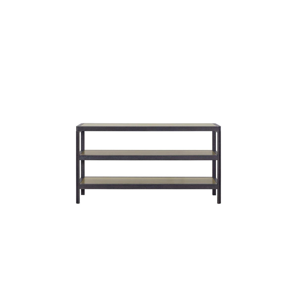 Console Table W/ Metal Insets