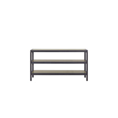 Console Table W/ Metal Insets