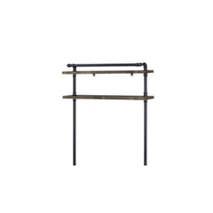 Nirvana Rustic Oak & Black Finish Writing Desk