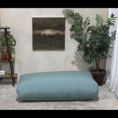 Hector Water Resistant 6'x3' Lounger Bean Bag, Teal
