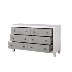 Sanctuary Rustic Gray & Weathered White Finish Dresser