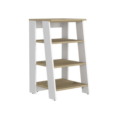 Hector Clair Linen Cabinet, Two Interior Shelves, Two Open Shelves, Single Door