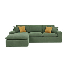 Coffee-Bean Like Upholstered Full Compressed Sectional