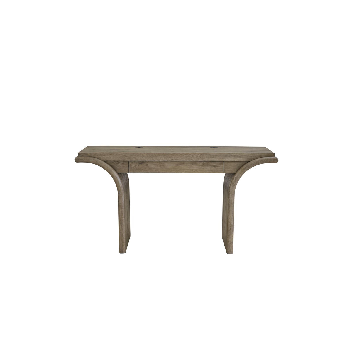 English Knotty Oak Waterfall Accent Desk