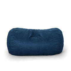 Revelation 6.5 Foot Suede Cylindrical Bean Bag, Midnight Blue