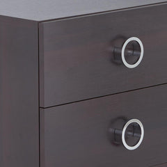 Story Espresso Finish Accent Table