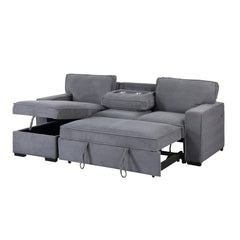 ASGARD LIGHT GREY PULL OUT SOFA BED
