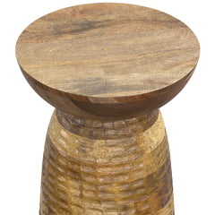 Comet 13 inch Solid Mango Accent Table in Natural