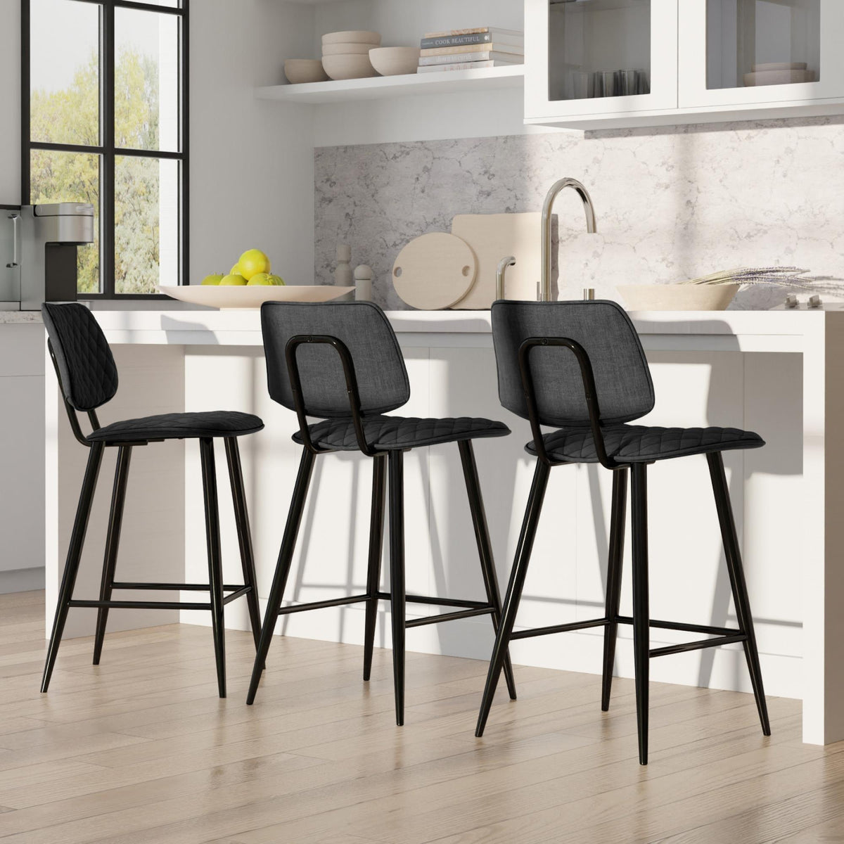 Perseus Counter Height Stool (Set of 2)