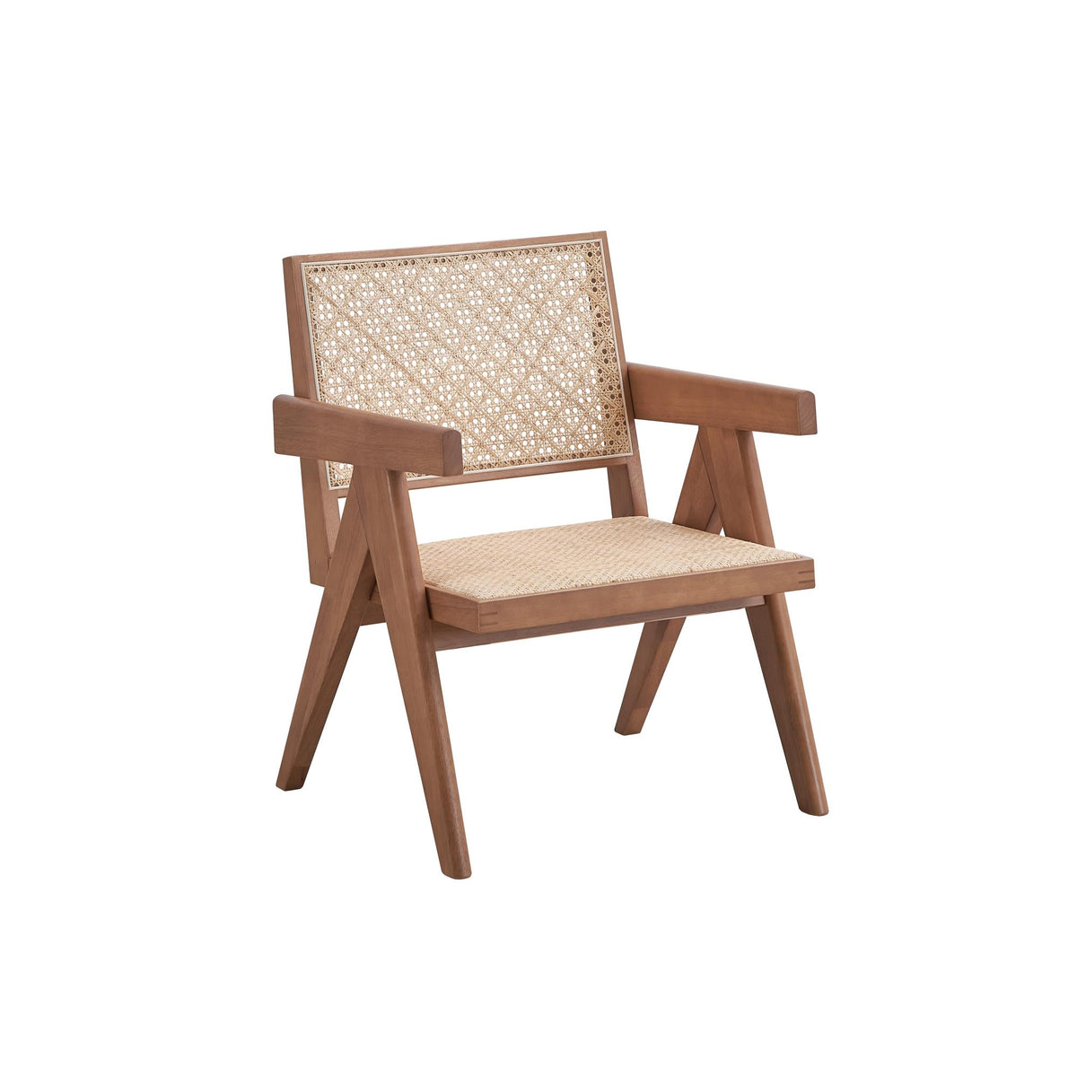 Tale Rattan & Natural Finish Accent Chair
