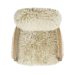 Perseus 28.5" New Zealand Sheepskin Accent Arm Chair