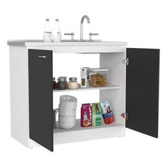Millennium Sink Vernal, Kitchen, White / Black