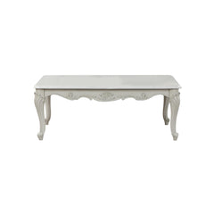 Saturn Traditional Style Coffee Table made with wood in Silver