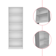Bookcase 4-Shelves Benzoni, Office, White