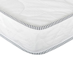 6 in. Reversible Twin Size Foam Mattress in a Box, High-density Foam Double Sided Quilted Mattress, White