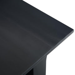 Eternity Solid Wood Narrow Side Table in Black