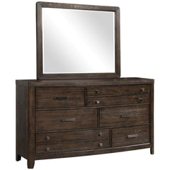 Antique Brown Dresser Cedar Lined Bottom Drawers