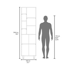 Legend Kitchen Pantry with 2 Doors, Adjustable Shelves, side Shelves, Compact Storage Cabinet for Kitchen Organization, White