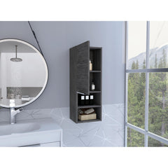 Display Cabinet Hazelton,Bathroom, Smokey Oak Finish