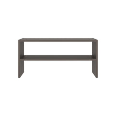 Aeneas Small Shoe Rack with Three Open Shelves, Compact Modern Shoe Organizer for Entryway or Closet, 23.6 Wide