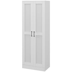 Storage Cabinet w/ Adjustable Shelves, Pantry, White