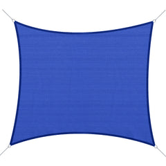 16' x 20' Sun Shade Sail Canopy Outdoor Shade Sail Cloth for Patio Deck Yard with D-Rings and Rope Included, Blue