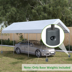 HDPE Tent Weights Set of 4, Canopy Weights, Fill with Water or Sand, 104LBS