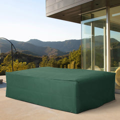 97" x 65" x 26" Heavy Duty Outdoor Sectional Sofa Cover, Waterproof Patio Furniture Cover for Weather Protection, Dark Green