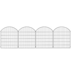 4 Pack Garden Fencing for Yard, Decorative Fence Panels as Flower Edging, Grids