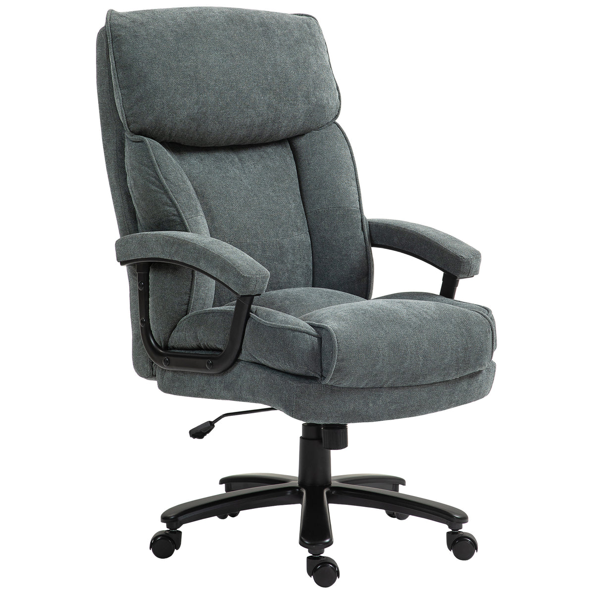 Big and Tall Executive Office Chair, Up to 450 lbs. Heavy Duty Desk Chair, Computer Chair for Heavy People, Gray