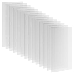 14 Pieces Twin-Wall Polycarbonate Panels Waterproof UV Protected Polycarbonate Greenhouse Panels, 4' x 2' x 0.16", Clear