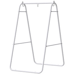 Hammock Chair Stand Only Heavy Duty Solid Steel A-Frame for Hanging Hammock, Egg Chair, Max Load 330 LBS, White