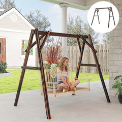 660 lbs Porch Swing Frame, A-Frame Hanging Chair Stand Only for DIY Painting, Swing Chair Stand for Backyard, Patio