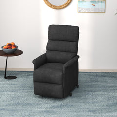 Power Lift Chair for Seniors, Electric Lift Recliner Chair with Remote Control, Side Pockets for Living Room, Black