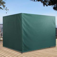3-Seater Patio Swing Cover, Outdoor Garden Furniture Protection Hammock Cover Waterproof 85" X 61" X 59", Dark Green