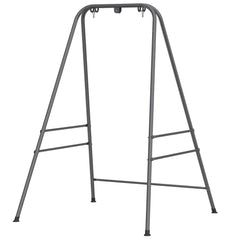 Hammock Chair Stand  Indoor and Outdoor Use with Anti-Slip Foot Pads, 2 Carabiners, Gray