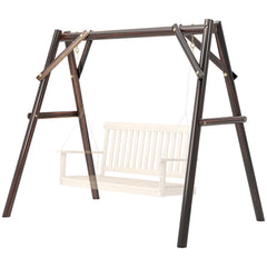 660 lbs Porch Swing Frame, A-Frame Hanging Chair Stand Only for DIY Painting, Swing Chair Stand for Backyard, Patio