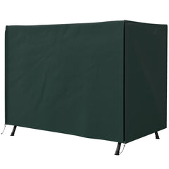 Outdoor Patio Hammock Porch Swing Cover with UV, Water, & Dust Fighting Material, 81" x 49" x 65", Dark Green