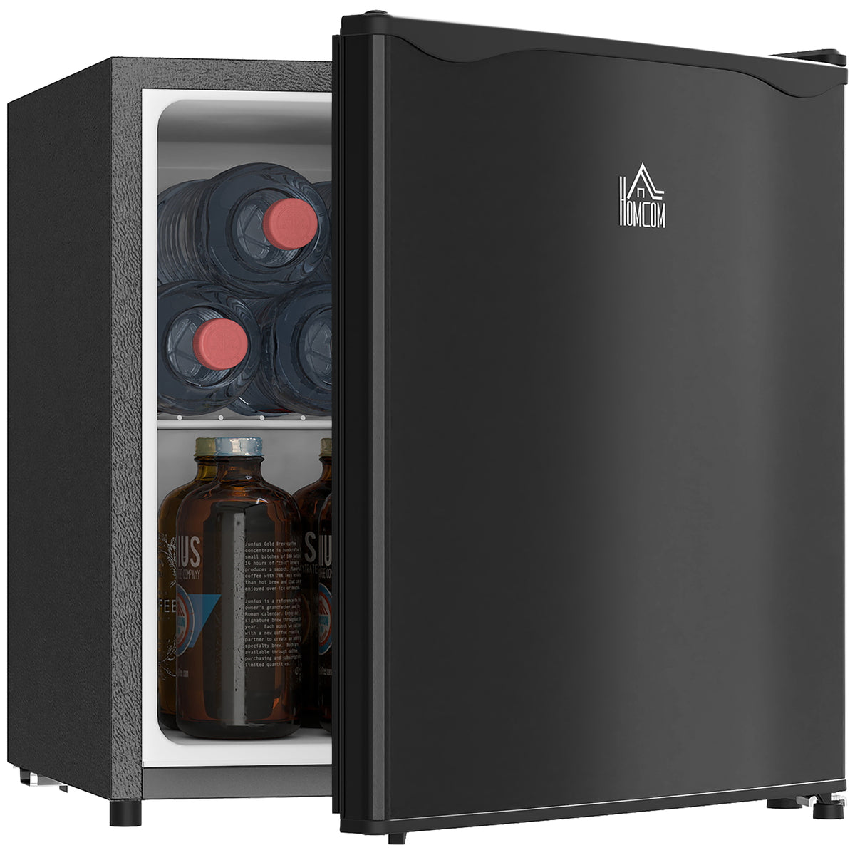 1.1 Cu.Ft Countertop Mini Freezer, Compact Upright Freezer with Removable Shelves, Black