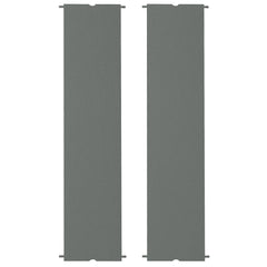 2 Pcs Pergola Replacement Canopy, UV Protection Pergola Shade Cover, Easy to Install, for 10 x 10ft Pergola, Dark Gray