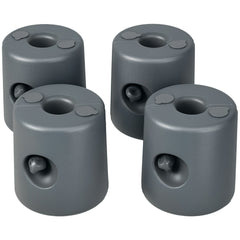HDPE Tent Weights Set of 4, Canopy Weights, Fill with Water or Sand, 104LBS