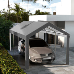 10 x 20ft Carport Roof, UV Resistant Canopy Replacement, Fits 84C-378V00 and 84C-206 Series, Dark Gray