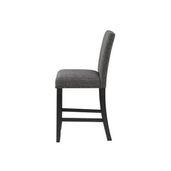 THESEUS DARK GRAY BAR STOOL (KIT OF 2)