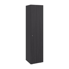 Home Linen Freestanding Tall Cabinet with Single Door and 4 Horizontal Storage Shelves, Cabinet for Bathroom, Bedroom or Laundry Room